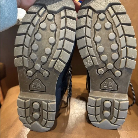 Timberland Black and Tan Euro Hiker Boots women’s boots 6M - Picture 6 of 11